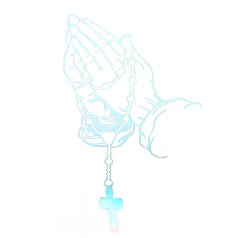 Жемчужные четки Бога Иисуса Христа Корона автомобиля наклейка виниловая наклейка на окно грузовика бампер наклейка