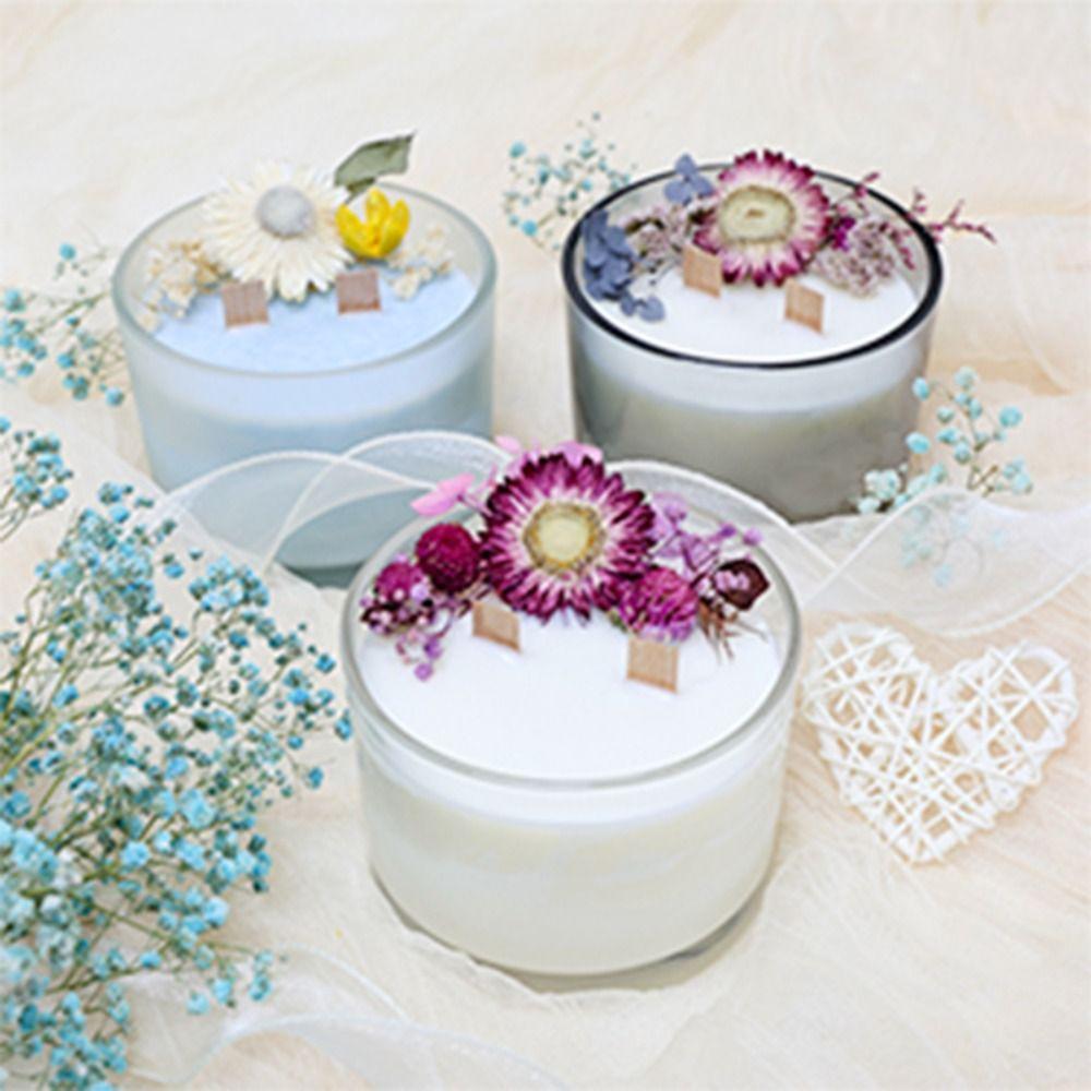 Прозрачные стеклянные банки для свечей, небольшой стеклянный поднос для ароматерапии, пустые контейнеры для свечей для изготовления свечей