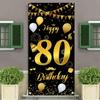 Polyester Birthday Background Cloth 18/30/40/50th Anniversary Backdrop  Wedding