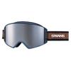 [SWANS] Сделано в Японии Очки для сноуборда OUTBACK Очки совместимые Зеркало OB-MDH SBLU Silver Mirror x Gray Очки для сноуборда Очки для сноуборда