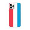 Coque iPhone - Drapeau Luxembourg - iPhone 12 Pro Max - Souple - Multicolore - Verticale