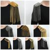 Pin Rivet Shoulder Badges Breastpin Jacket Vintage Brooch Retro Club Tassel Chain Epaulette  Party