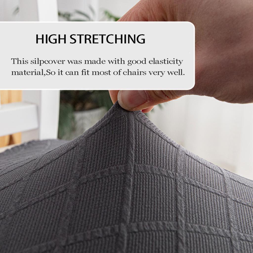 Водонепроницаемый чехол на кресло-ракушку с жаккардовым узором «ромб» Чехол для изогнутого кресла Eames Чехол отель клуб оптом столы и стулья