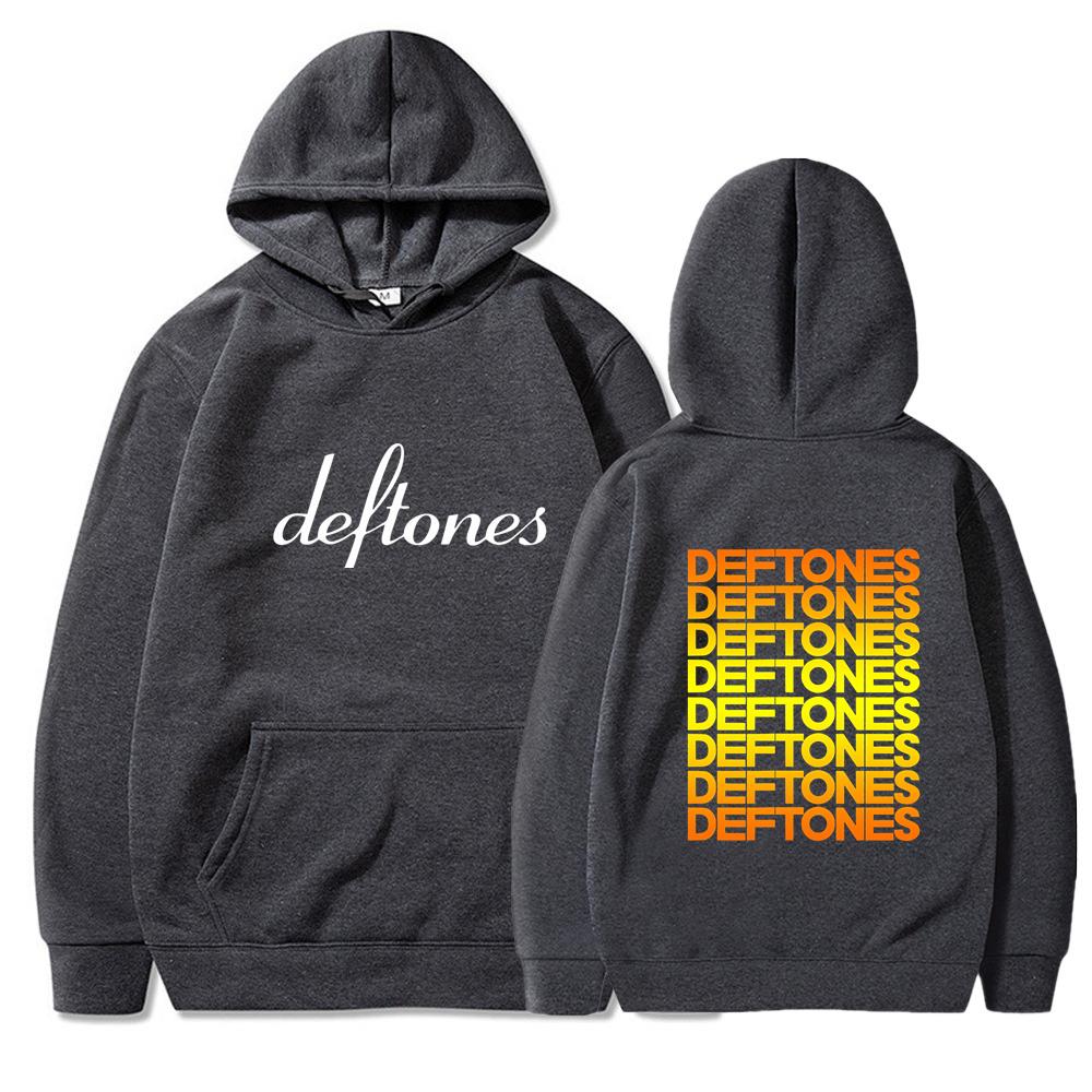 Deftones Весенние мужские толстовки с капюшоном для мальчиков Harajuku для девочек хип-хоп-пуловер модный музыкальный подарок повседневный свободный удобный свитшот