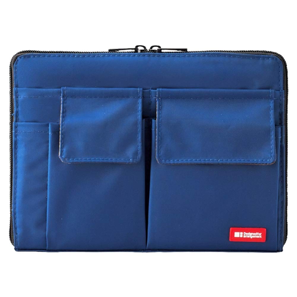 LIHIT LAB Сумка в сумке Внутренняя сумка A5 Indigo A7553-11N - Компактная организационная дорожная сумка