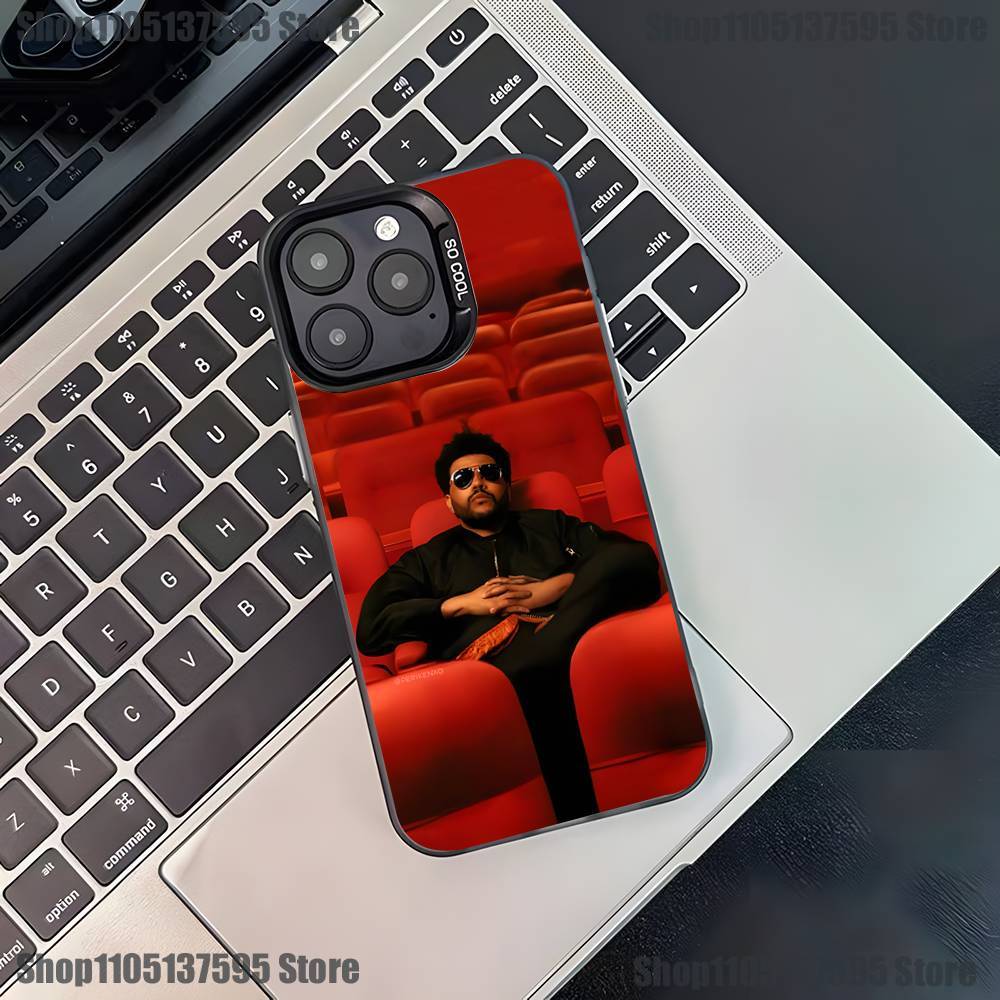 Чехол для телефона W-Weeknd XO для iPhone 17,16,15,14,13,12,11,Pro,XS,Max,Plus,Mini,SE Черный Конфетный Матовый Ударопрочный Чехол