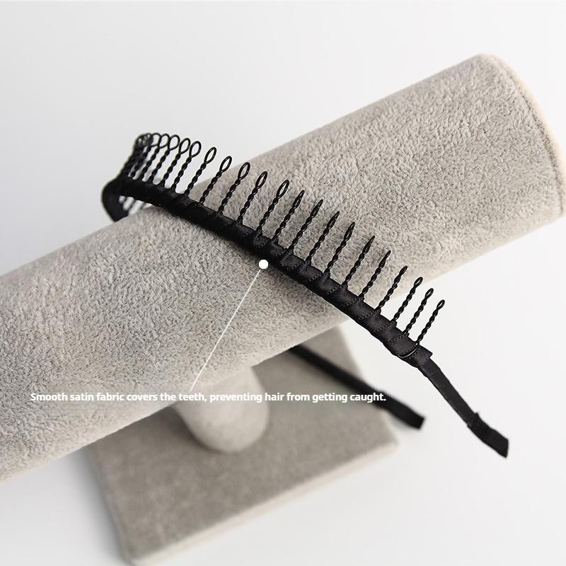 Корейская длиннозубая нескользящая повязка на голову с гребнем головной убор простая повязка на голову с зубцами заколка для волос макияж умывание лица повязка на голову