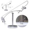 Kinetic Fisherman Balancing Sculpture - Home Office Desktop Ornament Decor, Stress Relief Gift for Men for Angler Fishing Lovers