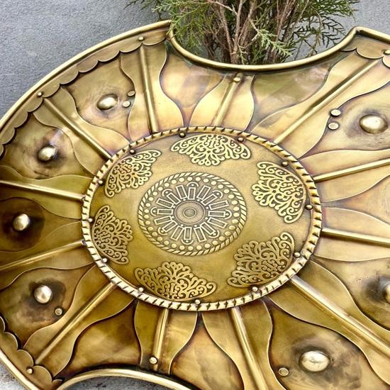 60.96 cm Handmade TROY Shield  Medieval Torjon Design for Cosplay or Display