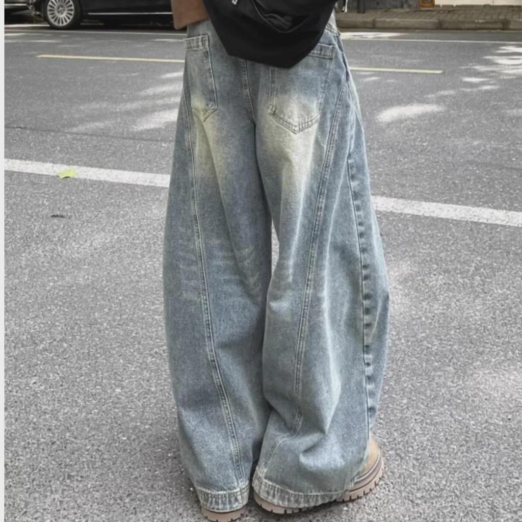 Джинсы прямого кроя для мальчиков 2024 года — модные повседневные брюки Scimitar на весну и осень