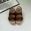 Женские ретро-сандалии Birkenstock из коровьей кожи: Летние нескользящие износостойкие пляжные шлепанцы 2025
