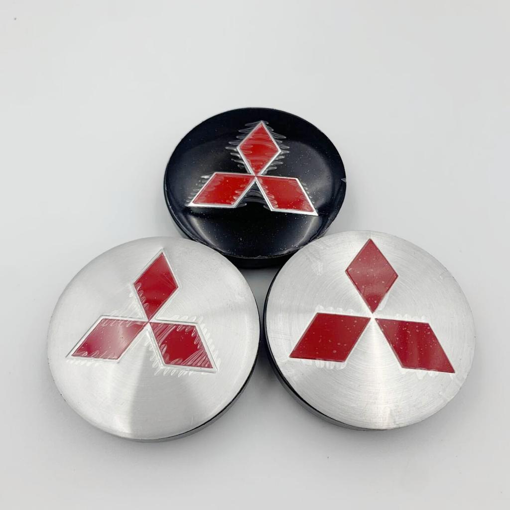 40pcs Car Wheel Center Hub Caps Emblem for Mitsubishi Ralliart Lancer ASX Colt Pajero Outlander Eclipse Delica Accessories