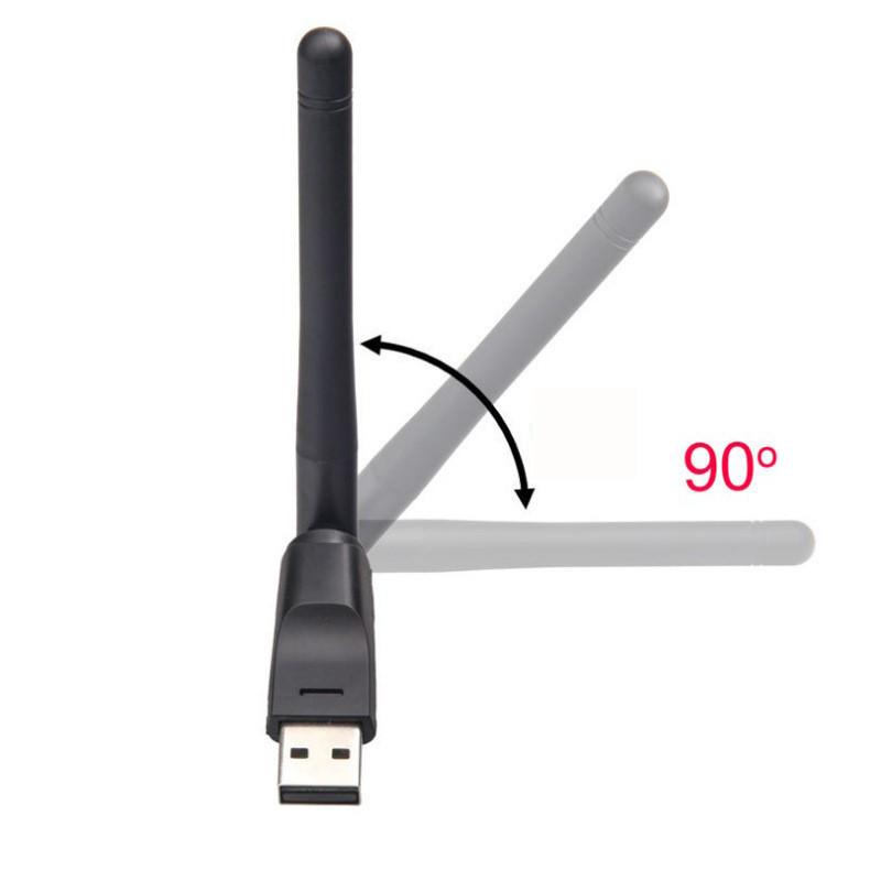 Мини 150 Мбит/с USB WiFi адаптер 2.4 ГГц беспроводная сетевая карта с антенной 2dbi 802.11 B /g/n USB 2.0 WiFi приемник LAN Dongle