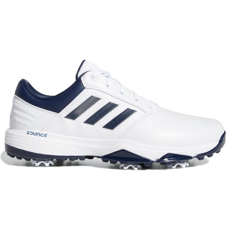adidas 360 Bounce 2.0 Гольф Повседневные Удобные Дышащие Прочные Низкие Беговые Кроссовки Мужские Сникерсы Белый Синий EE9113
