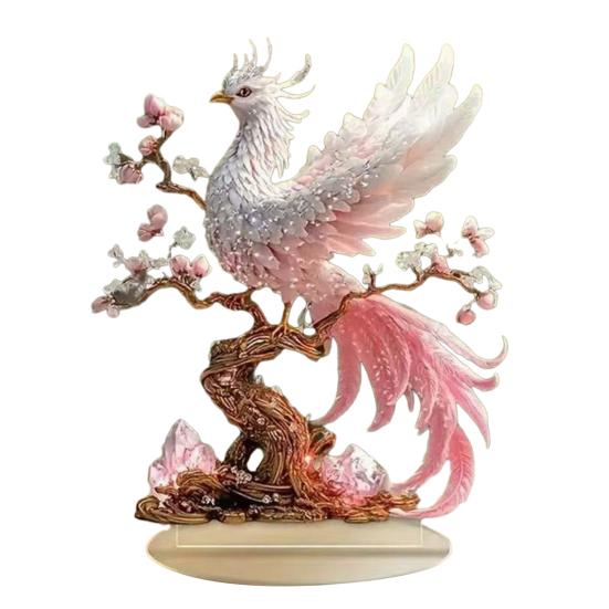 Акриловая настольная табличка 2D плоская Фея/Дерево/Сцена Рождества/Ворона Настольное украшение на Рождество Пасху для дома офиса полки столешницы