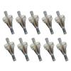 Fuel Filter Set 10 PCS 1/4 Inch for Small Engines Including For ATV Motorcycle Dirt Bike Go Kart Lawn Mower Snowmobile