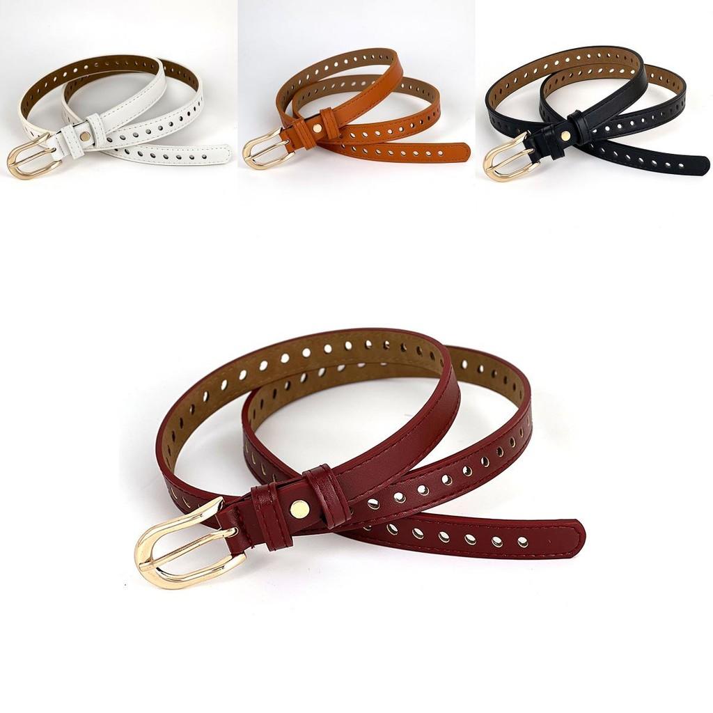 Trendy Women's Belt In Black White Camel Burgundy And Coffee Colors Ideal For Everyday Fashion