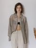 HUNCH Sheer Crinkle Overfit Shirt (3Color)