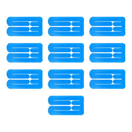 10 шт. предварительно нарезанной кинезиологической ленты для колена, водонепроницаемая спортивная лента для поддержки колена, спортивная фитнес-лента для бега, пешего туризма, верховой езды