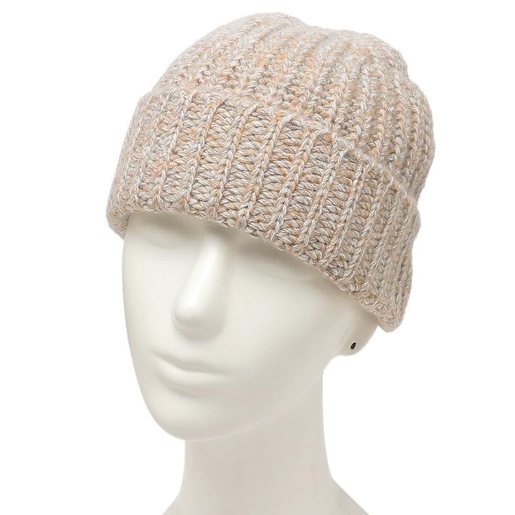 [Johnstons] Шапка, Бини, Вязаная шапка, Бежевый, Мужская, Женская, JOHNSTONS HAT02850 004533 [Товар]