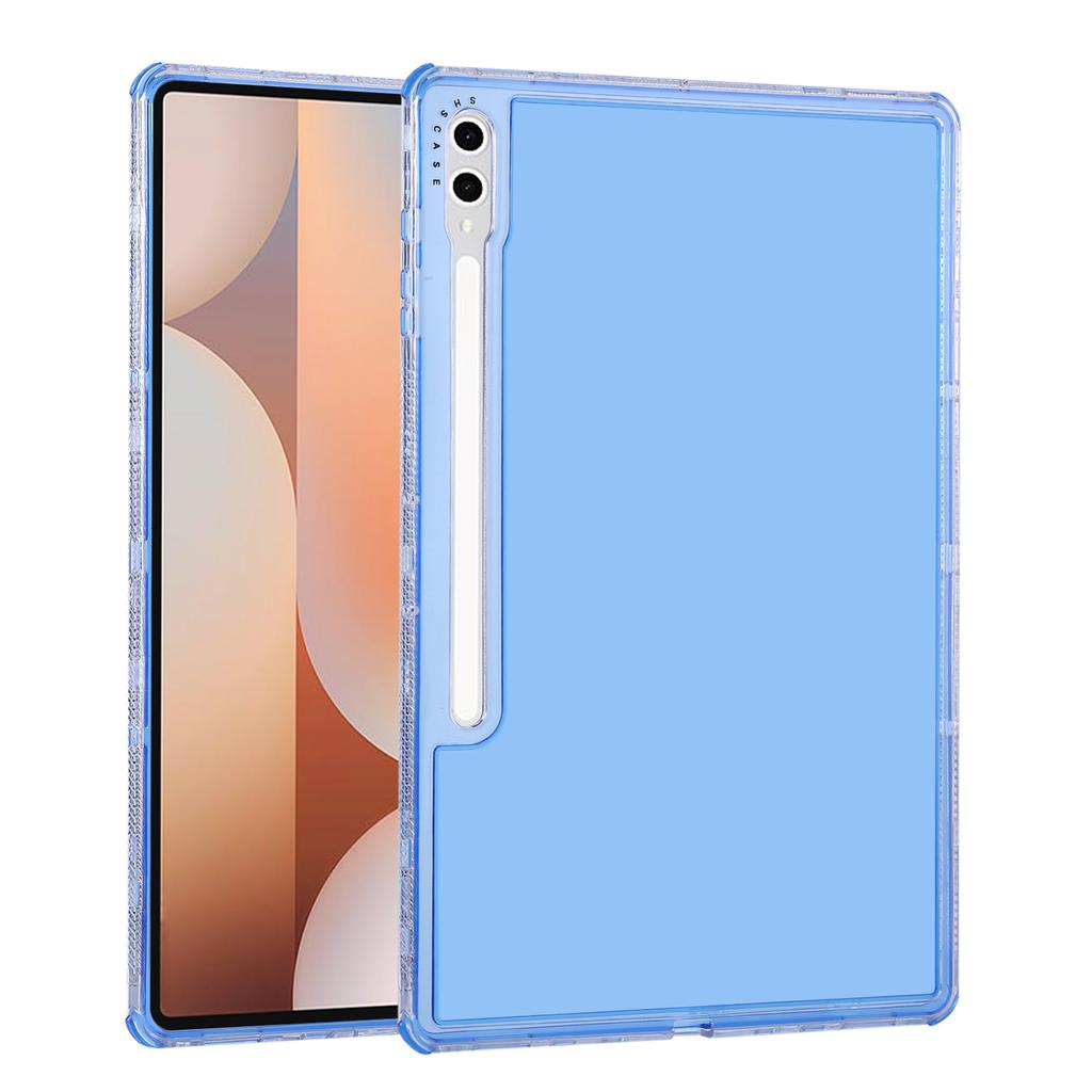 For Samsung Galaxy Tab S9 Ultra/S8 Ultra Clear Case 3 In 1 PC+TPU Shockproof Tablet Cover