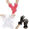 Lace Gloves for Formal Event Party Costume Gloves Elegant Wedding Gloves Adult Unisex Stage Performances Hand Gloves