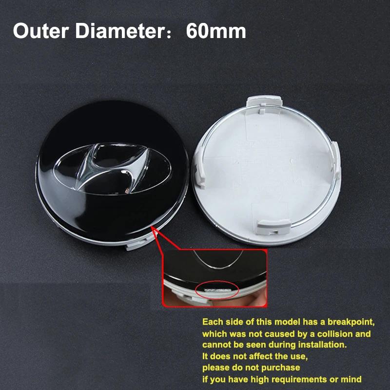 Logo Auto Accessories for Hyundai Sonata 8 SantaFe IX35 Elantra MISTRA LAFESTA Car Wheel Center Hub Cover Caps Emblem Styling TT32