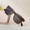 Partagas Fashion Trendy Designer Custom Logo Square Pin-in Temples UV400 Shades Sun Glasses Sunglasses for Women Men Unisex