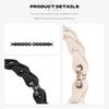 Резиновый ремешок для Xiaomi Mi Band 8 Браслет с пряжкой из нержавеющей стали для Miband 8 NFC Модный женский стиль Запасной силиконовый ремешок