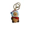 Wool Making Capybara Keychains Kapibala Crochet Keyrings Knitting Capybara Doll  Women Girls