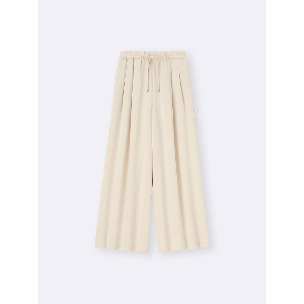 GU by Uniqlo Широкие брюки со складками, укороченные, длина 61,0 см