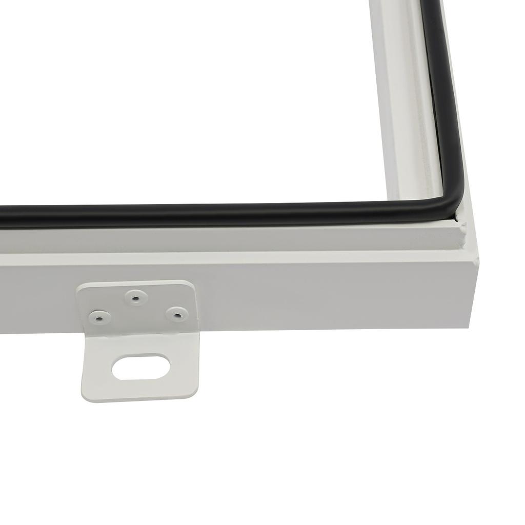 Premium White Roof Access Panel, 21.6x21.6 Inch (55x55cm) Square Roof Hatch Door with 90-Degree Opening & 110 lbs Load Capacity