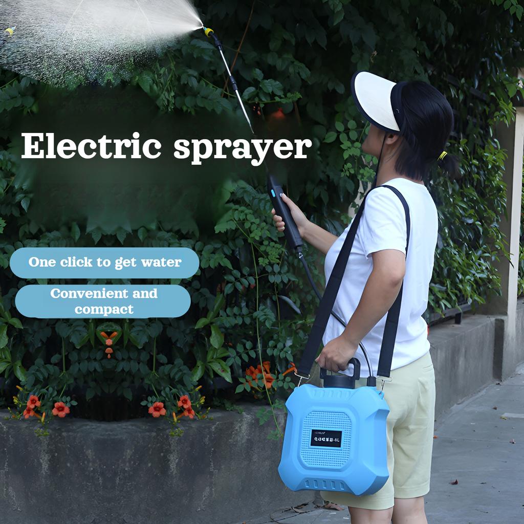 5L/8L USB Rechargeable Electric Watering Can Portable Lawn and Garden Watering Disinfection Sprayer Horticultural Farm Tools