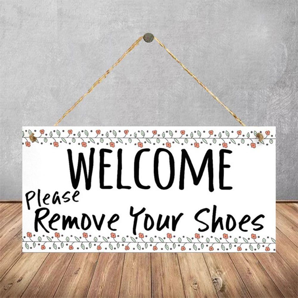 Reminder Signs Hotel Bulletin Board Wood Door Plate New Design Door Hanger  Bar