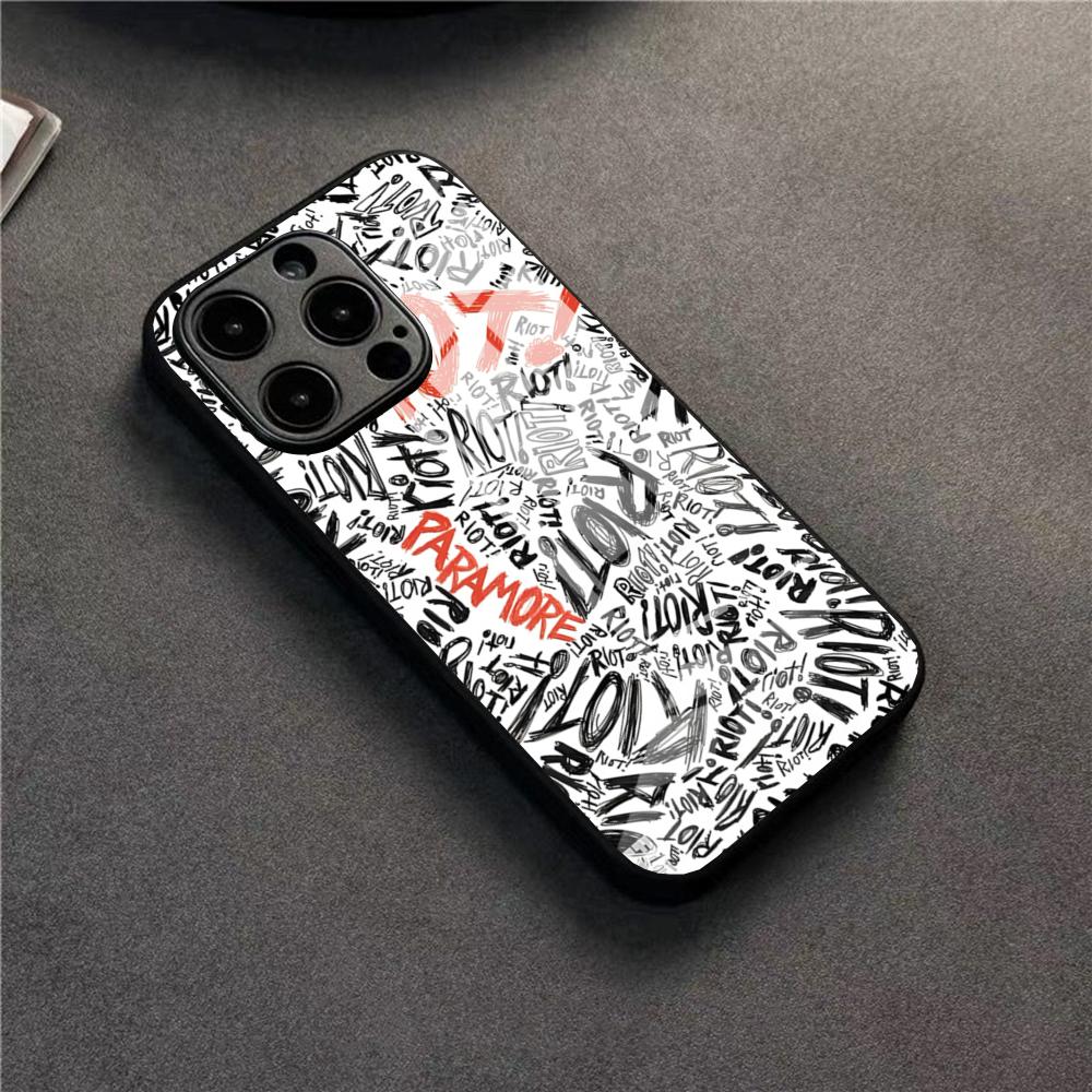 COOL Paramore Phone Case For 17 Pro Max IPhone 16 Pro 14 12 11 13 Mini X XR XS 15 Plus SE Glass Cover