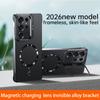 For Samsung S25 S25+S25E  S25Ultra Magnetic wireless charging phone case Bracket frameless Mobile cover  Shockproof Bumper Funda