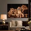 Дикие животные, ребенок, лев, семья, холст, живопись, постеры и принты, настенные художественные картины для гостиной, украшения дома, Cuadros
