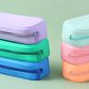 Single Layer Creative Colorful Silicone Pencil Case Stationery Box Storage Box Pencil Bag