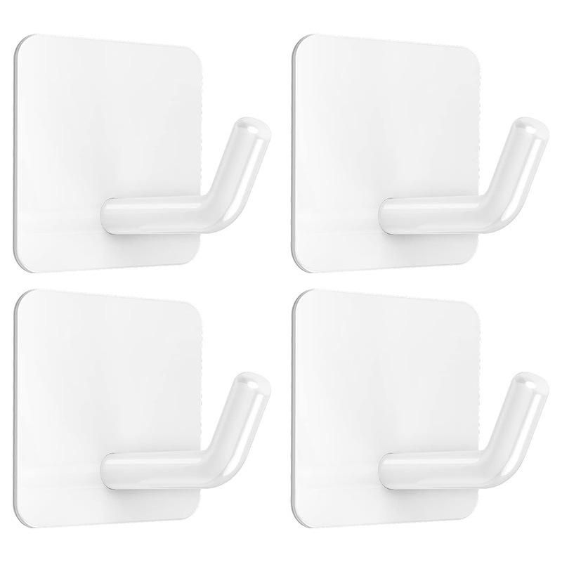 Крючок Weds из нержавеющей стали с липкой основой и защитой от проколов для одежды, ванной комнаты, кухни, туалета или примерочной.