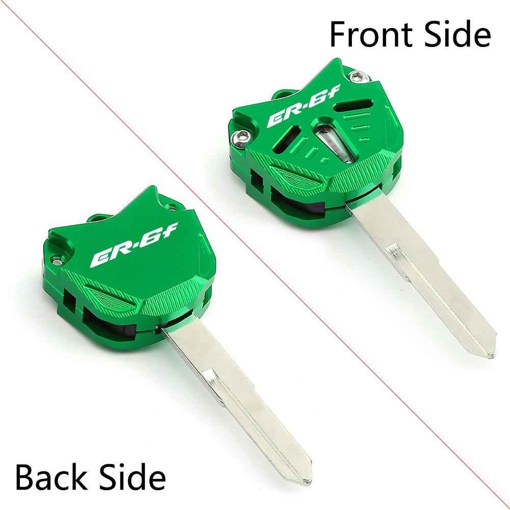 Для Kawasaki ER-6F ER 6F ER6F Ninja 400 650 ZX-10R Versys 2026 Аксессуары Мотоцикл Чехол для ключа Кейс для ключа Обложка Брелок для ключей Брелок