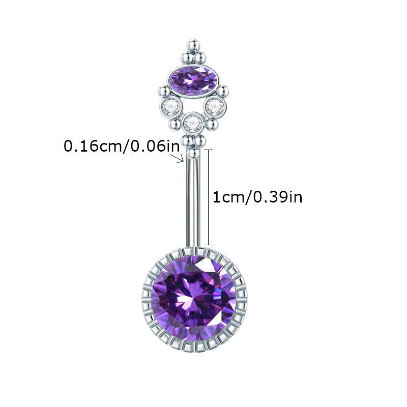 Кольцо в пупок в форме сердца и бабочки для женщин и девочек, изысканное кольцо из нержавеющей стали с цирконием, пирсинг для тела, ювелирное украшение в подарок