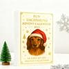 Dachshund Christmas Advent Calendar 2025 24 Days Countdown Acrylic Dachshund Ornaments Cute Dog Lovers Holiday Decor Keepsakes