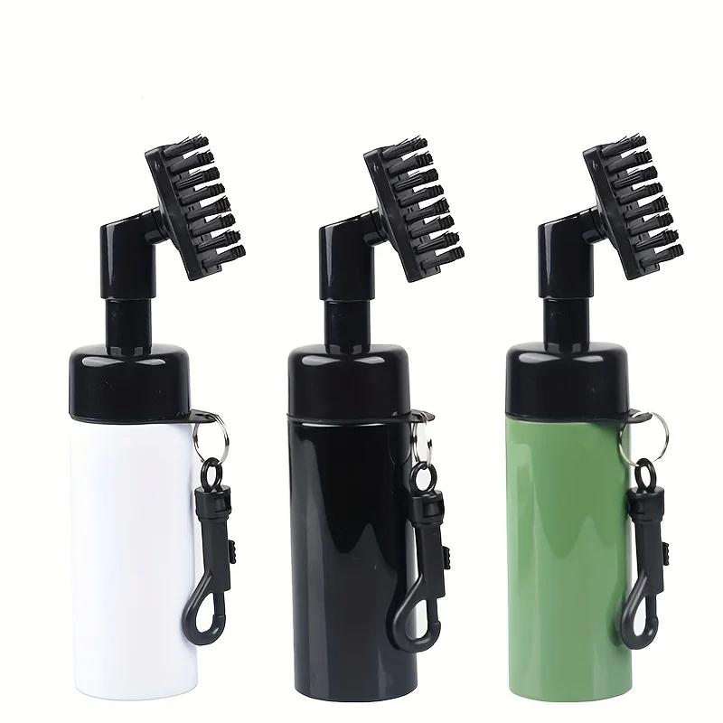 1/2pcs Golf Club Cleaner Groove Tube Golf Brush Golf Club Brush with Leakproof Reservoir Tube Squeeze Bottle for Easy Cleaning
