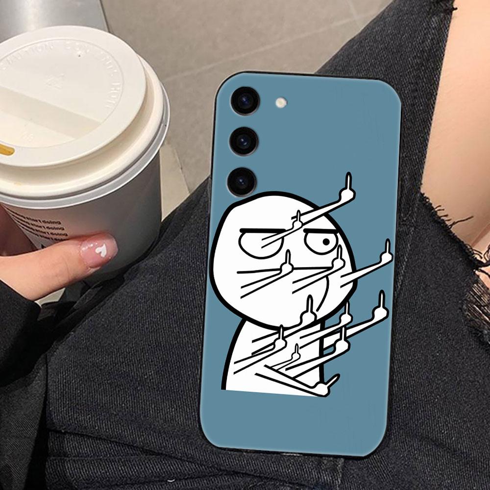 Мультяшный Милый Смешной Мужчина Чехол для Телефона Для Samsung Galaxy S26 S25 EDGE S24 S23 S22 S21 S20 FE S10 Ultra PLUS LITE Чехол Оболочка