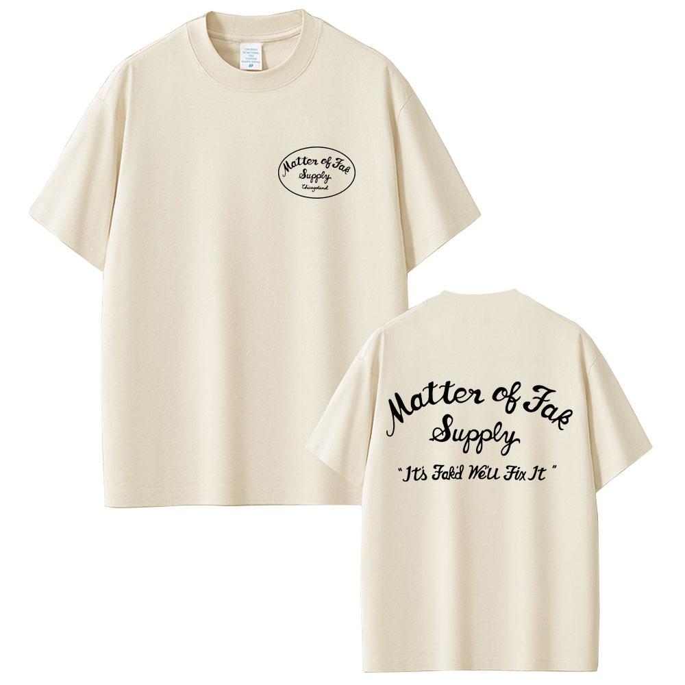 Matter of Fak The Bear TV Show Jeremy Allen T Shirt The Original Beef of Chicagoland Tshirt Unisex Women Casual Cotton Tshirts