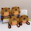 Soft Capyabra Plush Bag Plush Cartoon Doll Bag Storage Bag Capyabra Backpack  Girls