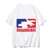 Футболка Limp Bizkit Мужская Женская Круглый Вырез Хлопковая Футболка С Коротким Рукавом Футболки Одежда Классический Уличный Стиль Унисекс Футболки