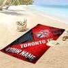 Name Custom Toronto FC Print Beach Towel, Large Soft Quick Dry Towel for Beach Camping Swimming