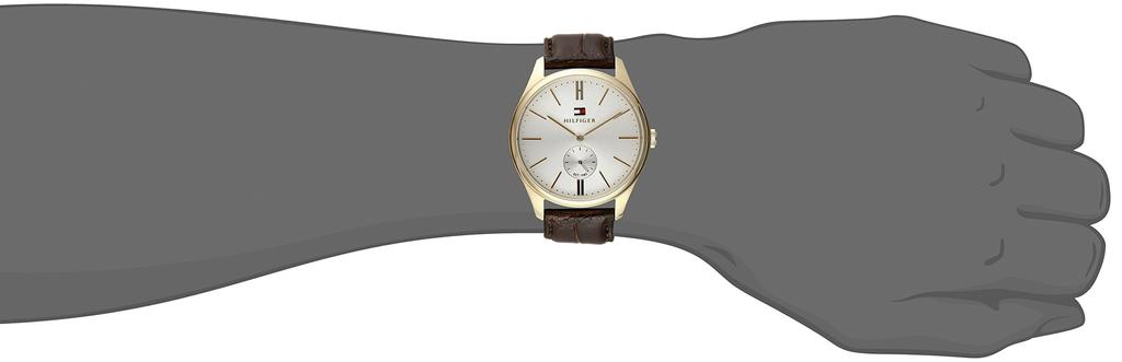 Tommy Hilfiger 1791170 Аналоговый дисплей кварцевые коричневые часы мужские