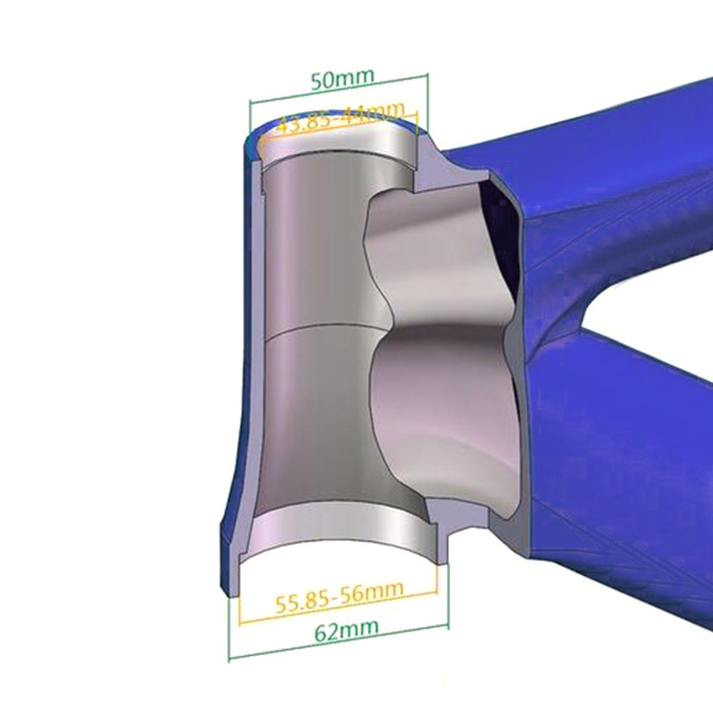 Threadless Tapered Tube Fork Straight Tube Bike Headset Bicycle Headset ZS44 ZS56 Sealed Bearing